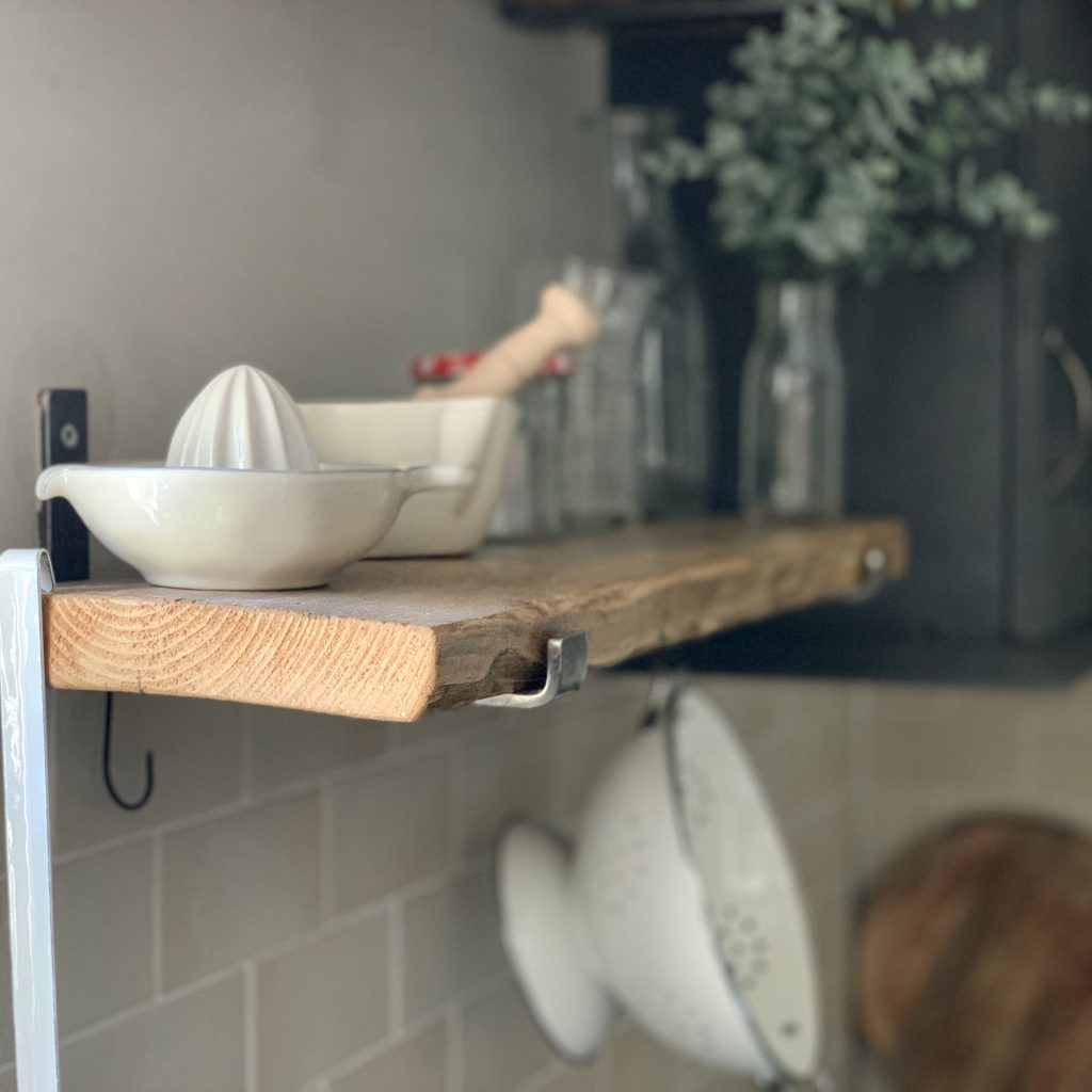 kitchen shelf in the house in deal a holiday cottage in deal kent to rent